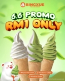 Bingxue Indulge in RM1 Ice Cream Delight This June – A Limited Time Offer!