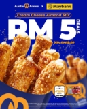 Indulge in Auntie Anne’s Cream Cheese Almond Stix for Just RM5 – Limited Time Offer!