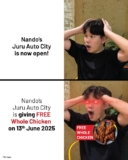 Free Whole Chicken Offer at Nando’s Juru Auto City – June 2025 Limited Time Deal!