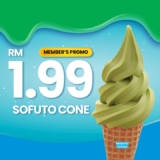 FamilyMart Indulge in a Sweet Treat: RM1.99 Matcha Sofuto Cone Exclusive for Members!