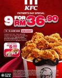 Celebrate Father’s Day 2025 with KFC’s Special 9-pc Chicken Bucket Deal
