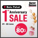 Celebrate 1st Anniversary at Harvey Norman Batu Pahat – Exciting Deals & Giveaways Await!