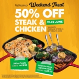 Enjoy 50% OFF Steak & Chicken Dishes at Italiannies – Weekend Treat June 2025!