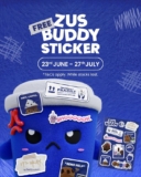 Zus Coffee Get Your FREE ZUS BUDDY Sticker with Every Handcrafted Drink Purchase – June to July 2025!