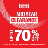 Huge Discounts This June: Up to 70% Off with Additional 30% Off at Sports Direct