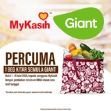 Get Free Reusable Bag with Purchases at Giant Malaysia – Limited Time Promotion!