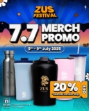 Zus Coffee Massive July Sale: Enjoy 20% Off on Selected ZUS Tumblers – Limited Time Deal