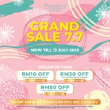 Exciting Mid-Year Sale! Up to RM50 Off at Parkson Online with Exclusive Vouchers in July 2025