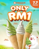 Bingxue Catch the Delicious Deal: RM1 Ice Cream Offer Available Only on 7.7! Limited Time Promo
