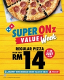 Unbeatable Pizza Deal! Enjoy RM14 Regular Pizzas at Domino’s Until 20 July 2025