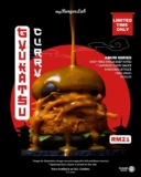 Discover the New Aburi Gyukatsu Curry Burger – A Limited-Time Indulgence at myBurgerLab!