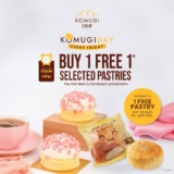 Catch the Sweetest Deal: Celebrate Komugi Day with Buy 1 Free 1 Pastry Promotion!