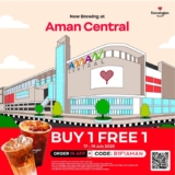 Exciting Launch: Kenangan Coffee Opens New Store at Aman Central with Special BOGO Promotion!