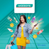 Watsons 29th Anniversary: RM5 Cashback Promotion