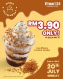 emart24 Celebrate World Ice Cream Day with Gula Melaka Coconut Sundae at Only RM3.90 – Limited Time Offer!