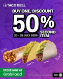 Catch the Hot Taco Bell Promo for July 2025: Buy 1, Get 2x The Flava with 50% OFF Your Second Item!