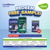Score Big Savings with Free Samples from Confidence Adult Care at Selected Giant Stores – Limited Time Offer!