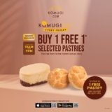 Exciting Komugi Day Offer: Buy 1 Get 1 Free Pastries Every Friday!
