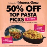 Exciting Pasta & Comfort Food Deals at Italiannies This Weekend – Enjoy 50% Off on Top Pasta Picks!