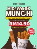 Street Churros Catch the Excitement: Mid-Week Churros Special Returns! Enjoy Delicious Deals Every Tuesday and Wednesday