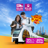 KLIA Ekspres & Transit 20% Off and Cashback Promotion