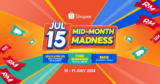 Shopee 15 July Mid Month Madness Sale + Vouchers 2024: Your Ultimate Guide to Savings in Malaysia!