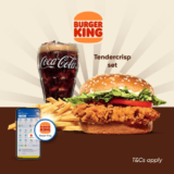 Burger King: RM9.90 Tendercrisp Value Meal