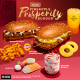 McDonald’s ONG-some CNY 2024 Menu Featuring Pineapple Prosperity Burger and Sweet Prosperous Desserts!