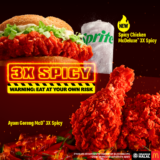 Dive into the Fiery Heat of McDonald’s Ayam Goreng McD 3X Spicy and Spicy Chicken McDeluxe 3X Spicy! Limited Time Only!