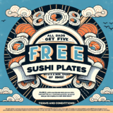 Celebrate Father’s Day 2024 with Sushi King: Enjoy 5 FREE Sushi Plates!
