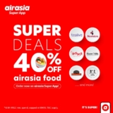 Airasia Food 40% Off Super Deals for Penang Food delivery orders
