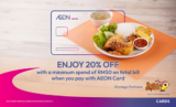 Ayam Penyet Express Promo: 20% Off with AEON Cards