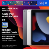 Citi Credit Cardholders Can Now Get an iPad for Free