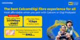 CelcomDigi launches home fibre plans with best convergence offers