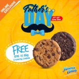 Famous Amos FREE Big Crunchy Cookies Father’s Day Promo