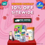Watson’s Online Extra 10% SITEWIDE on Every Monday