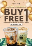 Daboba Second Anniversary BUY 1 FREE 1 Promotion