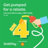 Pump petrol at Shell with GrabPay and enjoy a rebate of RM4