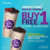Chatime Buy 1 Free 1 June – July Promotion