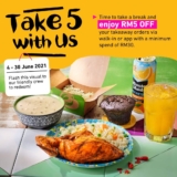 Nando’s PERi-PERi Chicken Extra RM5 Off Promo