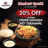 Sushi King Japanese Fried Chicken set Extra 20% Off