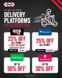 TGI Friday’s Up To 30% Off