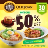 OldTown White Coffee x GrabFood HOT DEALS promotion