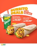 Subway Burrito Deals November Promotions