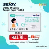 Sejoy RTK-Antigen saliva test kit for RM3.70
