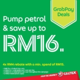 Caltex Free RM16 Cashback with Grab Pay