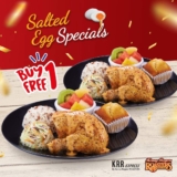 KRR Buy 1 Free 1 Salted Egg Chicken Meal Promotion