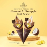 Godiva NEW Coconut & Pineapple Soft Serve