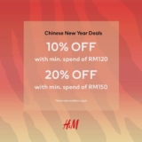 H&M CNY Sale Extra 20% Off Promotion