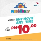 MBO Cinemas Movie Tickets for Only RM10 on Every Wednesday
